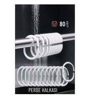 ModaCar  80 ADET Banyo Perde Halkaları   718033