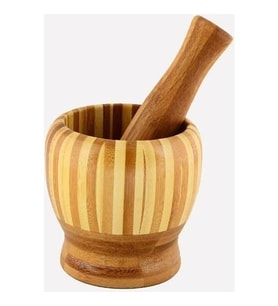 Lüx Bambu Havan Büyük Boy Havan 11cm