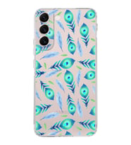 PrintiFy Samsung Galaxy S22 Plus ile Uyumlu Nazar Boncuğu 3  Kamera Korumalı Şeffaf Silikon Kılıf