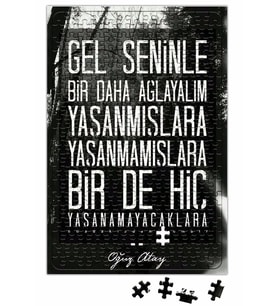 Oğuz Atay Söz Puzzle 240 Parça Yapboz