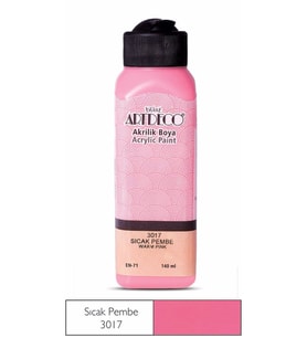 Artdeco Akrilik Boya Sıcak Pembe 140 ml 3017
