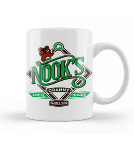 The Nook's Cranny Animal Crossing Kupa Bardak Porselen