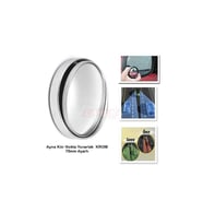 Carub Açısı Ayarlanabilir 75 mm Krom Yuvarlak Kör Nokta Aynası