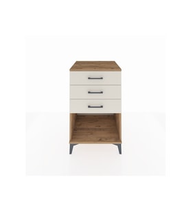 Kronos Komodin 3 Çekmeceli 60x59x96 Çam-Aytaşı