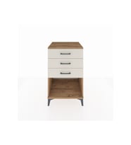 Kronos Komodin 3 Çekmeceli 60x59x96 Çam-Aytaşı