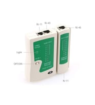 Yüksek Kaliteli Cat5 ve Cat6 Network Kablo Test ve Kontrol Cihazı, LEDli