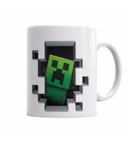 Creeper Minecraft Kupa Bardak Porselen