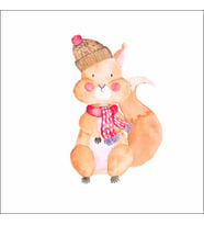 Sevimli Tavşan Sticker Duvar Sticker 25x25 CM
