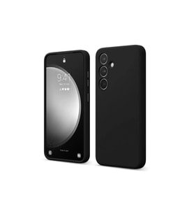 Samsung Galaxy S24 Fe Kılıf First Silikon - Siyah