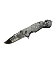 4 23 6 Swat Kurtarma / Kamp 20Cm - Yarı Otomatik, Kemerlikli, Cam Kırma İp Kesme Aparatlı