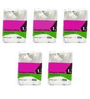 Omeyva Şeffaf Naylon 5 lik 30x52 Cm. Gıda Bakkaliye Poşeti Torbası - 5 Kg. - Ort. 425 Adet - 5 Paket