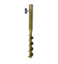 ercgzl 1043 2.9x25x48cm Çelik Burgulu Bahçe Şemsiye Kazığı