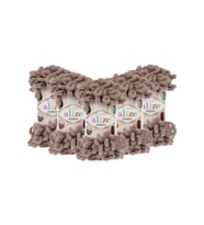 90x90 Bebek Battaniyesi İçin 6 Adet Puffy Koyu Bej 530