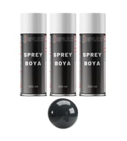 3 Adet Ral 7016 Mat Antrasit Gri Sprey Boya 400 Ml.