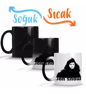 Jon Snow Sihirli Kupa Bardak Porselen