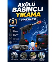 Köpük Şişeli Kablosuz Basınçlı Araç Yıkama Tabancası