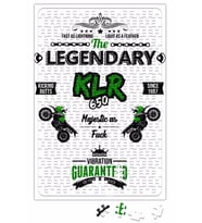 Kawasaki KLR650 Off Road Puzzle 240 Parça Yapboz
