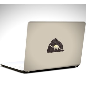 Dinazor Minimal Laptop Sticker 13 İnch (34X24CM)