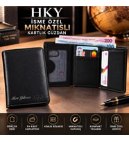 Hky Hakiki Deri Mıknatıslı Erkek Cüzdan