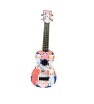 Hawiian XU21ELP Soprano Ukulele (Fil Desenli)  Sevimli Fil Karakterli Kapak Yüksek Kaliteli Ihlamur Ağacı Sıcak Tonlar