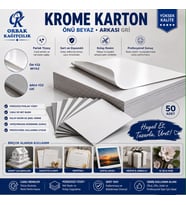 Krome Karton 25x35 Ebatında 350 gram 25 Adet (0,765625 KG)