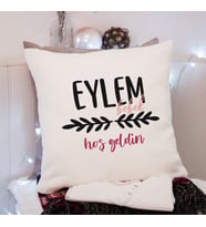 Yeni Doğan ( Hoşgeldin Bebek) Kız Bebek Yastığı Kişiye Özel
