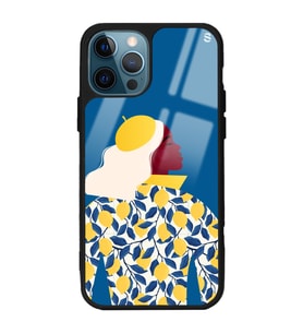 iPhone 13 Pro Max Lemon Woman Tasarımlı Glossy Telefon Kılıfı