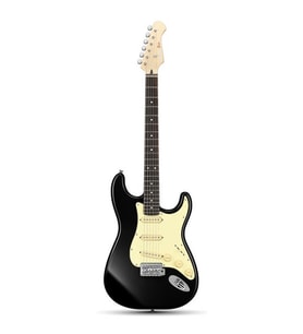Donner DST-600 Elektro Gitar (Siyah)