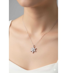 Lotus Çiçeği Kolye