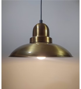 RİOLİGHT RETRO TEKLİ METAL SARKIT AVİZE (Siyah)