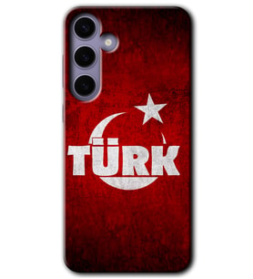Galaxy S24 Plus Kılıf HD Desen Baskılı Kılıf - Ayyıldız Türk