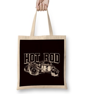 Classic Old American Cars Hot Rod Automobile Speed Vehicle Bez Çanta Uzun Saplı