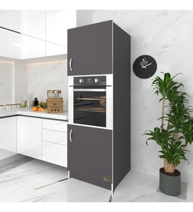 Kenzlife ankastre fırın dolabı bige gri mutfak banyo kiler