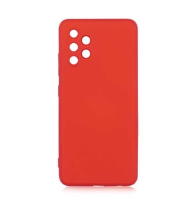 Samsung Galaxy A32 4G Kılıf Orj Lansman Serisi Pürüzsüz Esnek Kadife İç Kısım (Koyu Pembe)