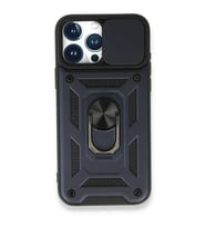 İphone 15 Pars Lens Yüzüklü - Lacivert