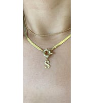 İtalyan Simit Kilit Tasarım 925 Ayar (Gold)