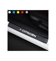 Citroen İçin Uyumlu Aksesuar Oto Kapı Eşiği Sticker Karbon 4 Adet