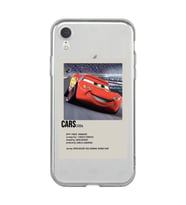 Iphone XR Uyumlu Cars Mcqueen Desenli Şeffaf Telefon Kılıfı