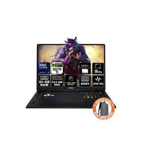 MSI Msı Crosshaır 18 Hx Aı Intel Core Ultra 9 275HX 64GB 512GB SSD RTX5070 8gb Windows 11 Pro 18" Qhd+ 240Hz Taşınabilir Bilgisayar A2XWGKG-014TR-A73