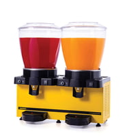 Samixir MM44.AY Twin Soğuk İçecek Dispenseri, 22+22 L, Panaromik, Analog, Karıştırıcılı, Sarı