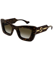Gucci GG1552S 002 49 Kadın Güneş Gözlüğü (Kahverengi)