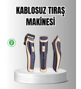 Mey İthalat® Unisex Şarjlı Saç Sakal Tıraş Makinesi – Ayarlanabilir Tarak Başlıkları, Sessiz Motor