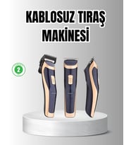 Mey İthalat® Unisex Şarjlı Saç Sakal Tıraş Makinesi – Ayarlanabilir Tarak Başlıkları, Sessiz Motor
