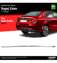 Fiat Egea SD Krom Bagaj Çıtası 2015 2016 2017 2018 2019 2020