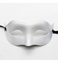 Beyaz Renk Masquerade Kostüm Partisi Venedik Balo Maskesi