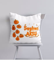 BK Gift Kişiye Özel Happy Halloween Tasarımlı Yastık-20