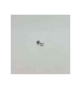 Cerrahi Çelik Tek Taş Küpe Tragus Helix Kıkırdak Piercing