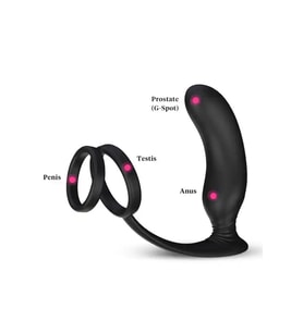 Halo Penis Halkalı ve Şarjlı anl Masaj Vibratörü