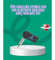 Taşınabilir Bluetooth Aux Araç Müzik Ve Konuşma Kiti