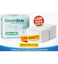Greenbox Yetişkin Yatak Koruyucu Alt Açma Örtü 60x90 CM Adet 120 Adet